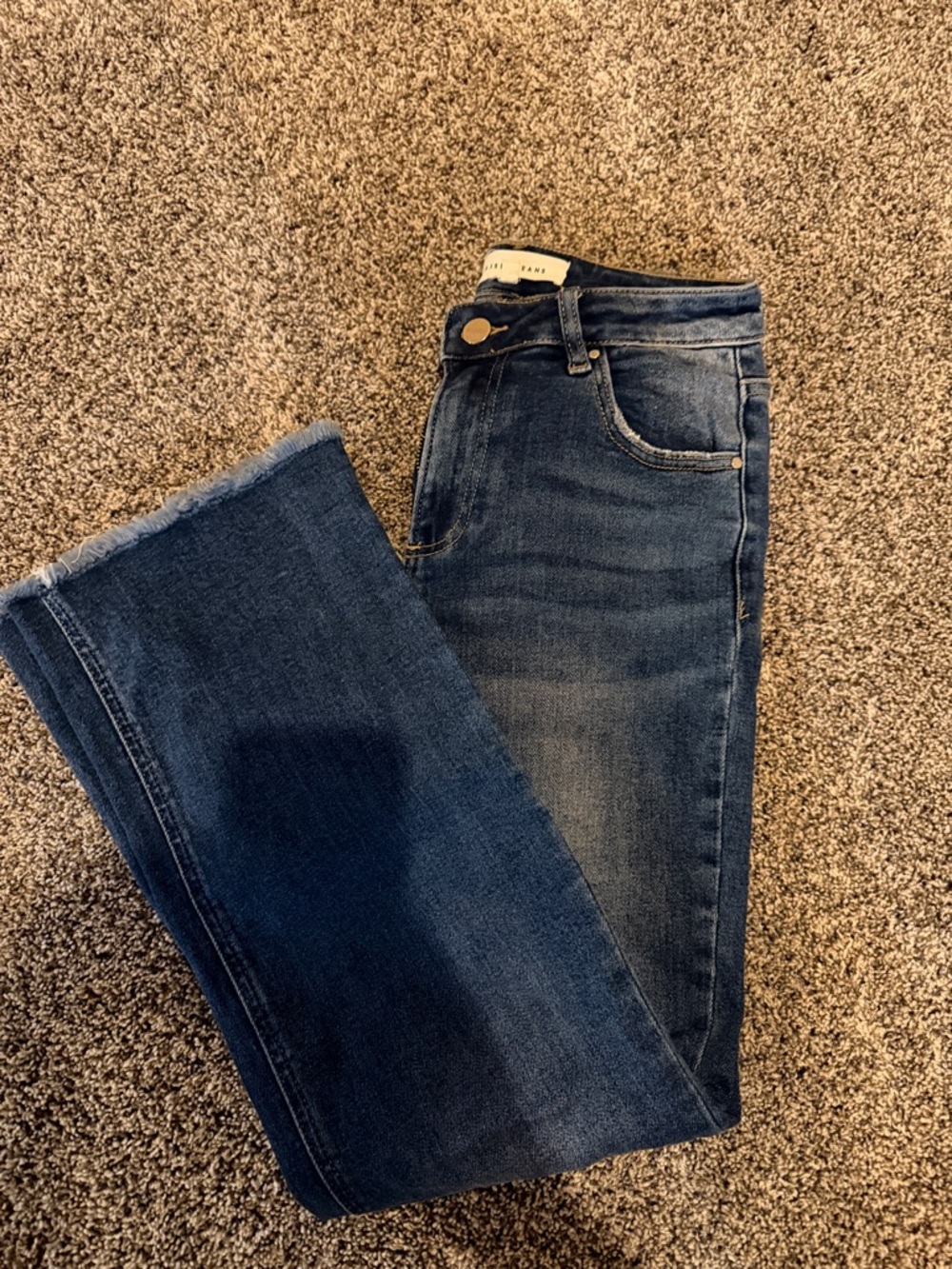 Risen Straight-Leg Jeans